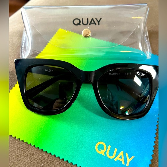 Quay Australia Accessories New Quay Harper Black Cat Eye Sunglasses Poshmark